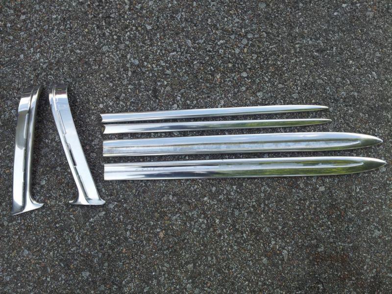 1955 chevrolet belair 4 dr side trim