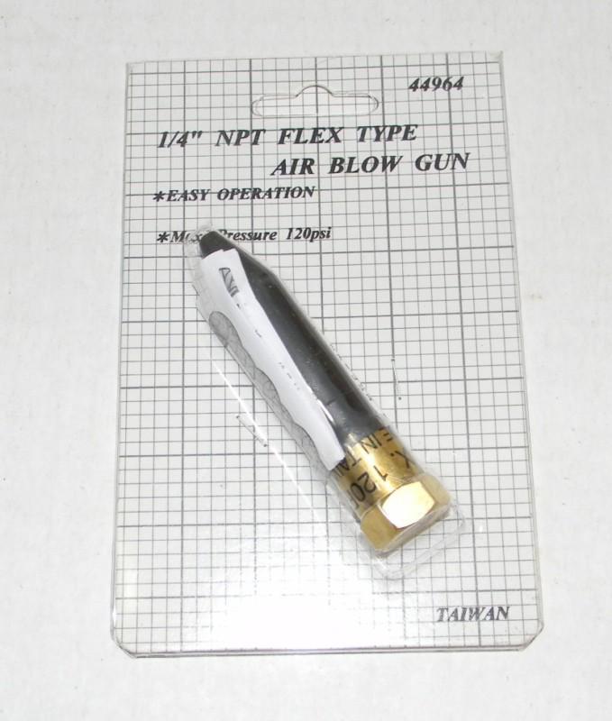 Flexible blow gun tip 1/4in npt new free shipping 