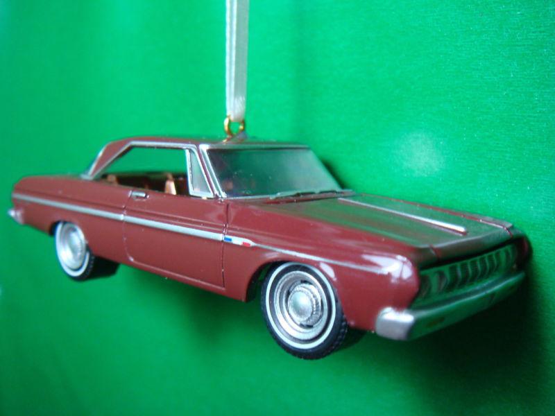 1964 '64 plymouth sport fury brown christmas tree ornament