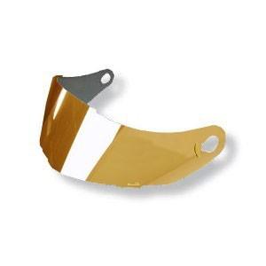 Afx fx-39ds dual sport half outer sun shield mirror gold