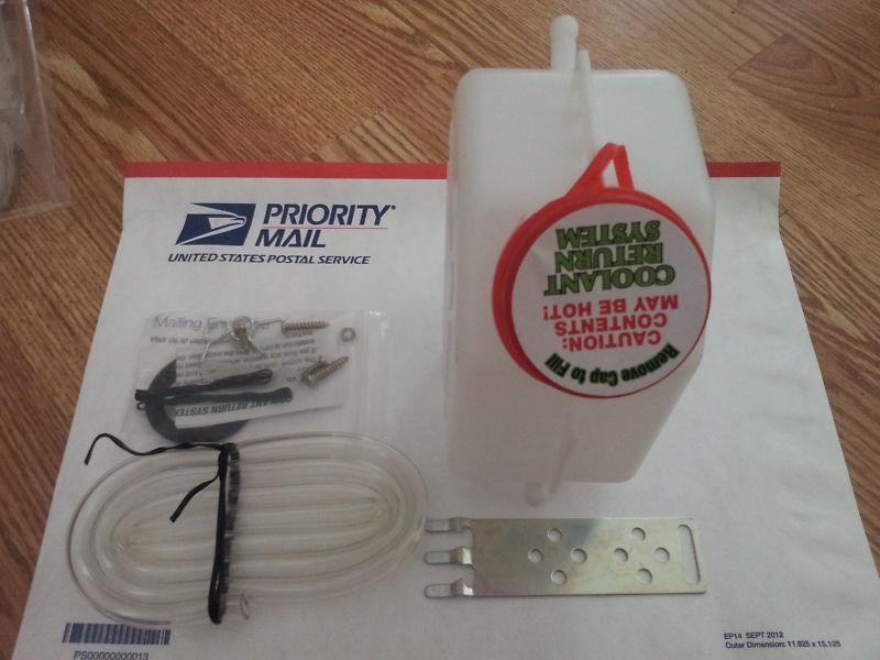 New 1.5 qt coolant recovery kit for classic street rat hot rod ford chevy dodge