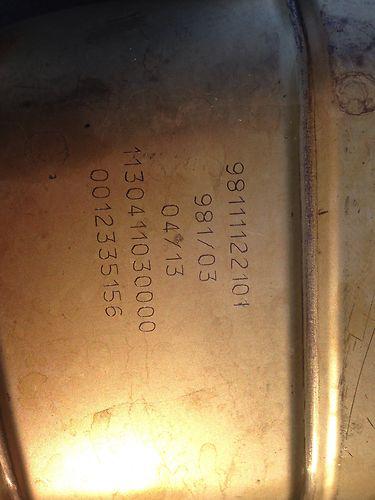 2013 OEM Boxster S Cat Back Exhaust, US $1,300.00, image 7