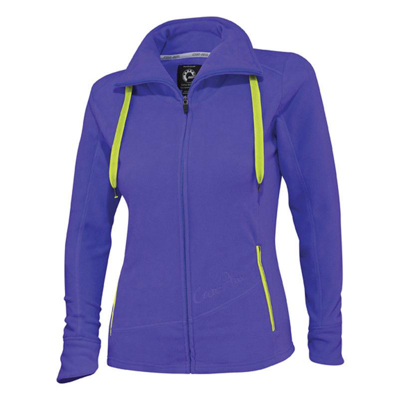 Can am atv ladies zipped micro fleece jacket purple sz med maverick 2863040640