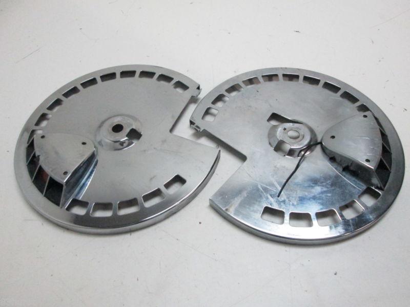 Yamaha 1984 xvz12 1200 venture royale chrome front brake rotor covers