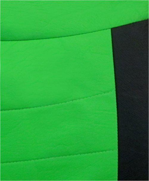 Green Black Car Seat Covers Set w/ Steering Wheel Cover & Belt Shoulder Pads #2 , US $46.93, image 8