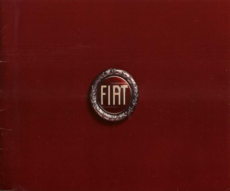 1976 fiat brochure: fiat 128; fiat 131; fiat 124 sport spider; fiat x1/9