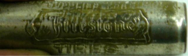 1909-1916 firestone tires shrader-universal antique tire pressure gage akron oh