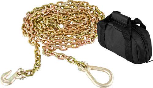 16.5' 4x4 recovery tow chain-4wd grade 70, 5/16" grab hooks  (drag-chain-hd)