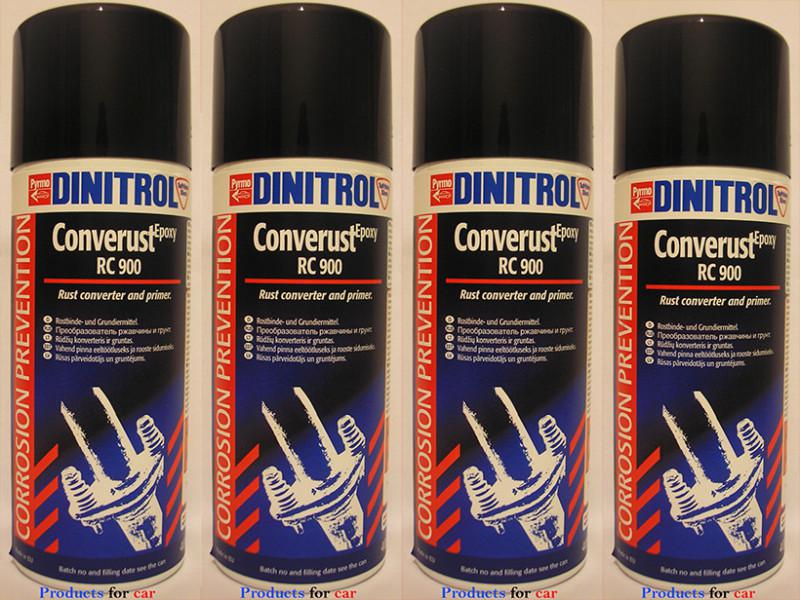 Dinitrol rc 900 rust converter spray 400 ml 4x - you will get four rc 900 items
