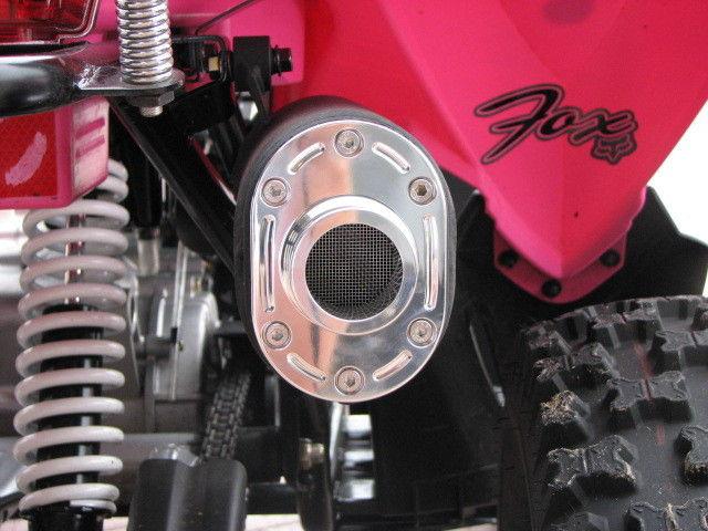 Billet power tip for polaris outlaw/sportsman 90 atv exhaust made in the usa