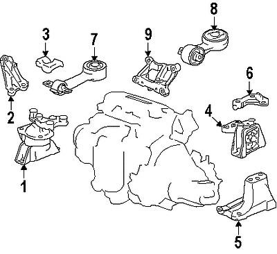 Honda 50820snap01 genuine oem factory original side mount