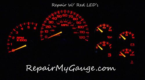 03-06 gm instrument speedometer gauge dash cluster panel test &amp; full rebuild