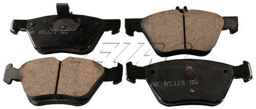 New akebono disc brake pad set - front eur853a mercedes-benz oe 44200720