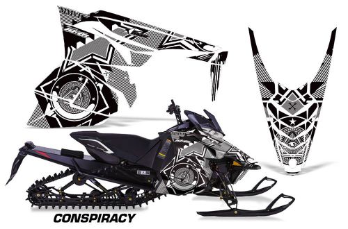 Amr racing yamaha viper graphic kit snowmobile sled wrap decal 13-14 conspiracy