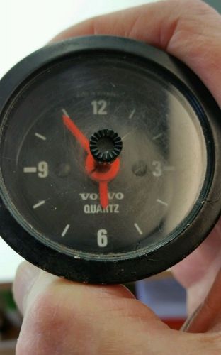 Volvo 240 quartz vdo accessory clock oem 52mm 242 244 245 (used) made in germany