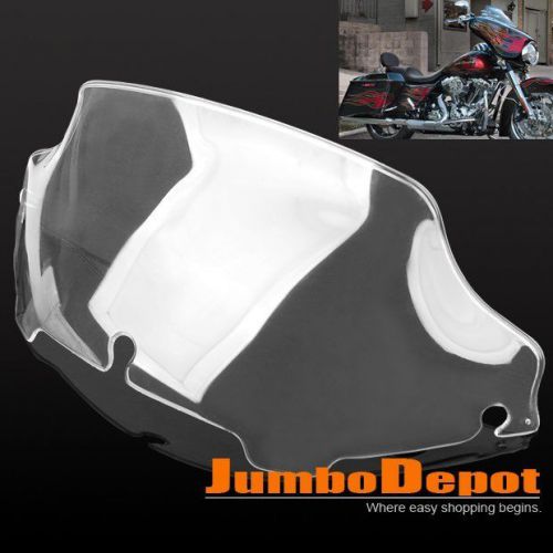 6'' clear motorcycle windshield windscreen fit harley street glide flhx touring