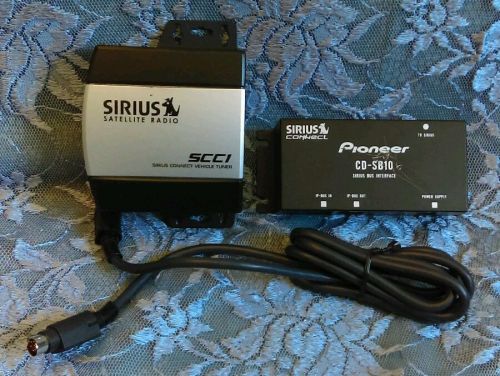 Sirius xm scc1 connect universal vehicle tuner satellite radio w/ pioneer cd-sb1