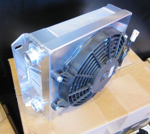 Cbr performance cooling products small off-road oil cooler -10jic w/ 9&#034; spal fan