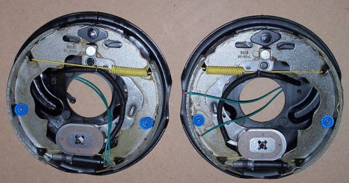 10'' electric trailer drum brake backing plates pair left right side new