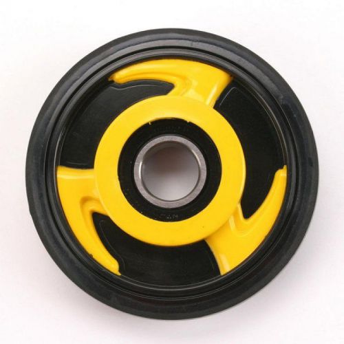 Colored idler wheel 135mm (no insert) yellow skidoo summit 800 x highmark