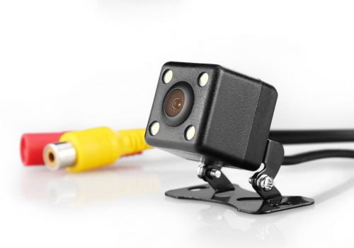 170° mini ccd reverse backup car front rear view camera night vision 12v parking