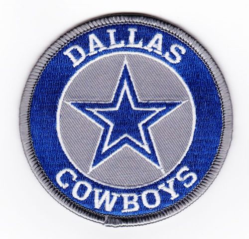 3 inch dallas cowboys sew/iron on patch emblem badge nfl football