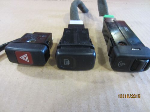 3 switch cluster ( hazard &amp;defrost &amp; dimer light dash ) mazda protege 1995-1996