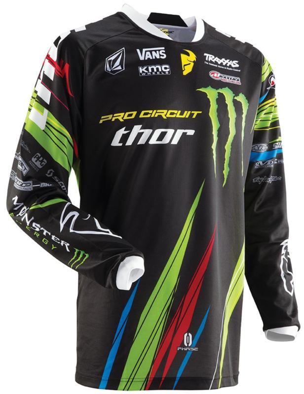 2014 thor monster energy motocross jeresy s-xxl *free shipping* 