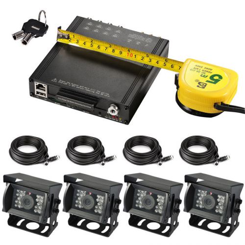 1080p mini hd 4 channel car dvr h.264 real-time hdd digital video recorder dvr