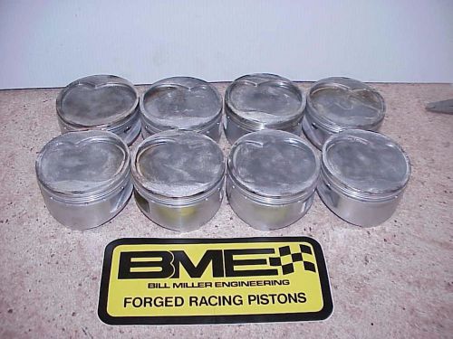 Bme rcr gas ported dished pistons for sb2 sb chevy 4.158"-1.180" ch -867 wp r32