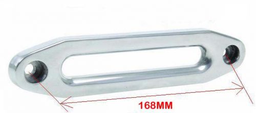 Bolts 168mm 4000-5000lb universal aluminum hawse fairlead winch rope atv utv
