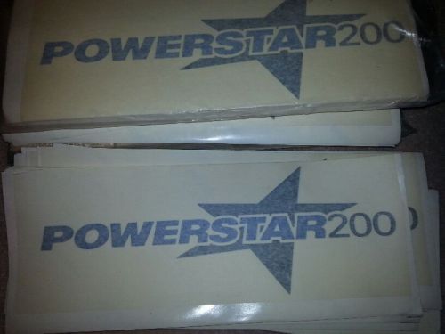 Mastercraft powerstar 200 decal pair (2) oem