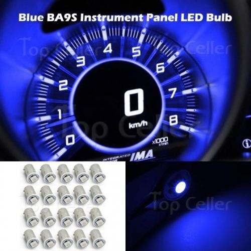 20pcs ba9s led light blue instrument cluster panel gauge 1815 bulb 1895 lamp
