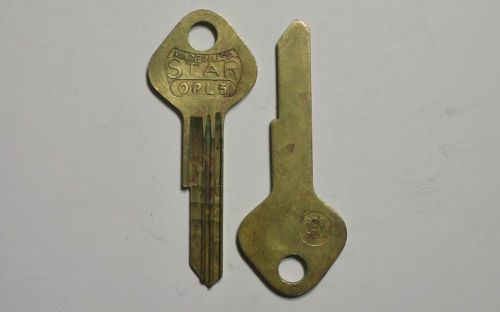 Star y124 opl5 uncut blank key 1959 dodge trunk/glove box