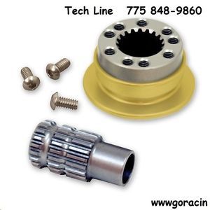 Longacre racing products sfi approved precision fit splined hub quick disconnect
