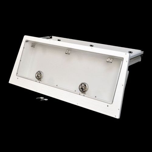 Sea pro white 36" x 14" starboard  boat locking stroage / display box