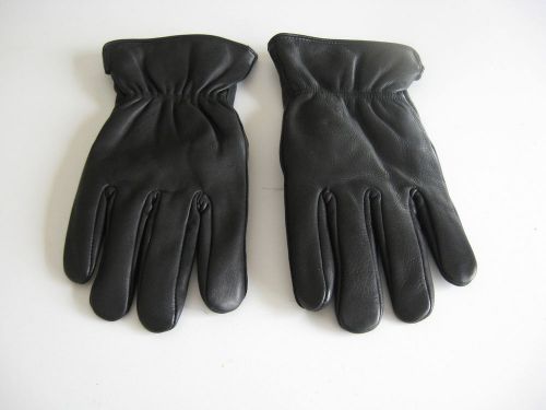 New black 100% leather insulated men's gloves xl stylish/ warm thinsulate