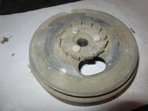 Vintage johnson model tn27 5hp outboard flywheel.good condition.1946-47-48-49