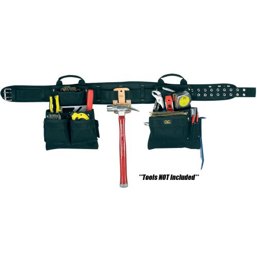 Clc 5608 17 pocket 4-piece carpenter&#039;s combo tool belt -5608