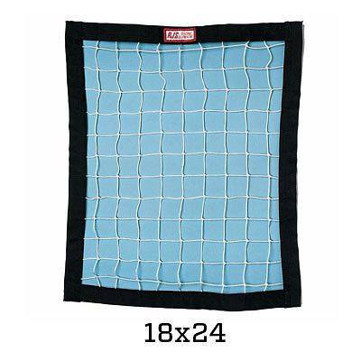 Rjs string window net, black, 18x24, non-sfi, racing safety