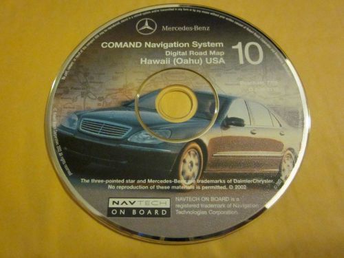 Mercedes-benz navigation system cd # 10 oem hawaii (oahu) usa