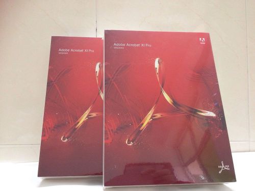Genuine adobe acrobat xi pro retail 1 user/s) full version for windows 65195200