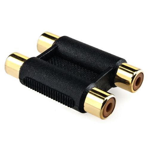 Rca adapter 2 times socket dual clutch double clutch connector stereo cable