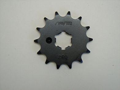 Sunstar sprocket front 12t 428 steel fits kawasaki kx125 1974-1976