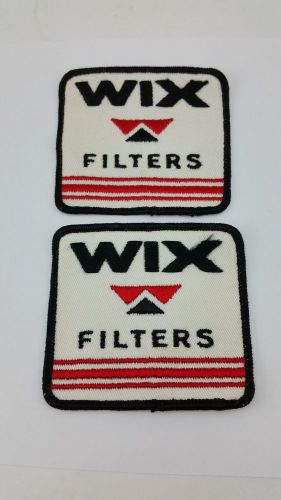 Wix filters racing sew on jacket patch vintage original lot of 2
