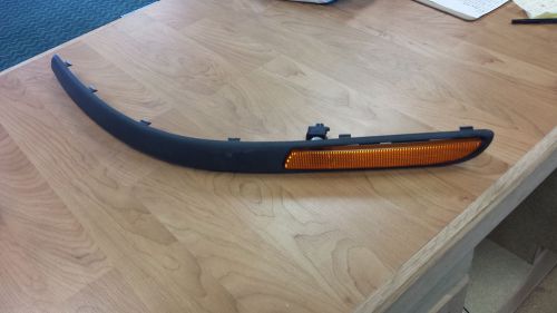 2003-06 saab 9-3 front bumper molding impact strip plastic left p#12787999 oem