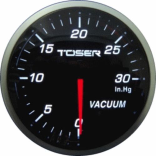 Toser new 60mm white led vacuum gauge inhg