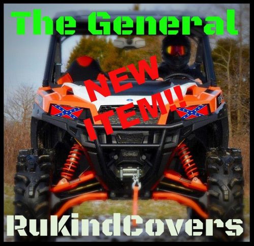 2015-16 polaris rzr 1000 the general lee flag headlight cover's