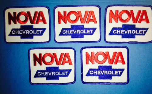 5 lot rare vintage 1970's chevy nova chevrolet car club jacket hat patches