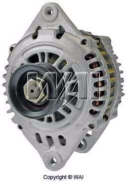 Remanufactured kia rio 80a alternator by an independent u.s.a. rebuilder.